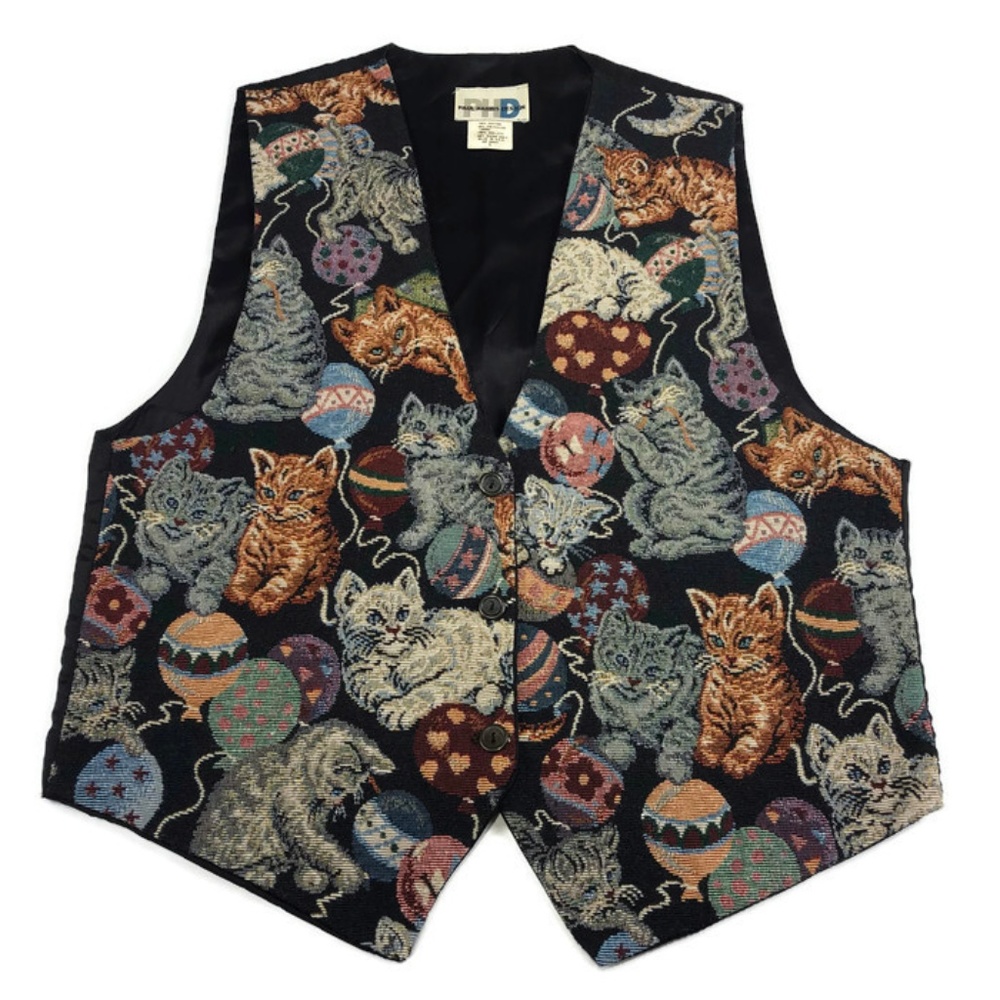 Paul Harris Design Kittens With Balloons Vest S